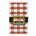 Masterpiece Red Gingham Printed Rectangular Table Cover